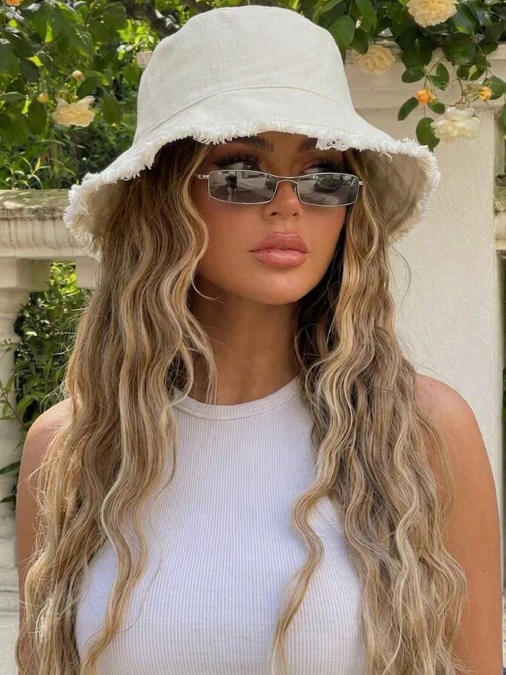 1pc Solid Color Tassel Bucket Hat, UV Protection Sun Hat,